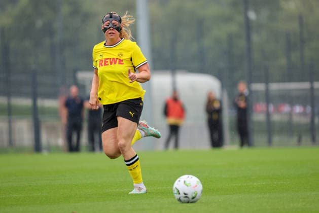 Dortmund, Deutschland: 26.07.2026 - Testspiel - BVB Frauen vs. SC Heerenveen Frauen Im Bild: Ramona Maier (BVB) *** Dortmund, Germany, July 26, 2026: Friendly match between BVB Women and SC Heerenveen Women. Pictured: Ramona Maier (BVB) Copyright: HMBxMedia MadeleinexFantini
