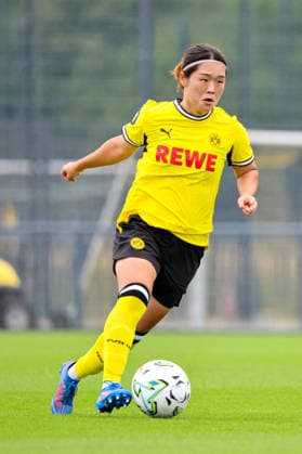 Dortmund, Deutschland: 26.07.2026 - Testspiel - BVB Frauen vs. SC Heerenveen Frauen Im Bild: Sara Ito (BVB) *** Dortmund, Germany, July 26, 2026: Friendly match between BVB Women and SC Heerenveen Women. Pictured: Sara Ito of BVB Copyright: HMBxMedia MadeleinexFantini