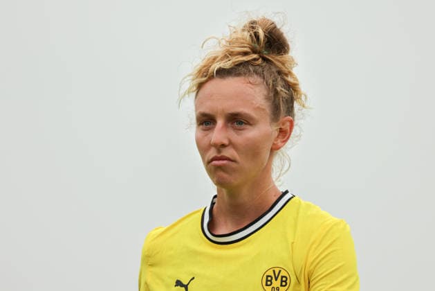 Dortmund, Deutschland: 26.07.2026 - Testspiel - BVB Frauen vs. SC Heerenveen Frauen Im Bild: Rita Schumacher (BVB) *** Dortmund, Germany, July 26, 2026: Friendly match between BVB Women and SC Heerenveen Women. Pictured: Rita Schumacher, BVB Copyright: HMBxMedia MadeleinexFantini