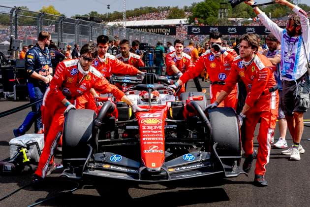 BUDAPEST - Formula 1 driver Charles Leclerc of Scuderia Ferrari HP during the Formula 1 Hungary at the Hungaroring circuit on July 26, 2026 in Budapest, Hungary. (Photo by DeFodi Images) - *** BUDAPEST: Scuderia Ferrari HP Formula 1 driver Charles Leclerc during the Formula 1 Hungarian Grand Prix at the Hungaroring circuit on July 26, 2026, in Budapest, Hungary. Photo by DeFodi Images