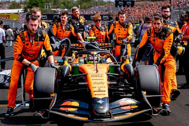 BUDAPEST - Formula 1 driver Lando Norris of McLaren Mastercard Formula 1 Team during the Formula 1 Hungary at the Hungaroring circuit on July 26, 2026 in Budapest, Hungary. (Photo by DeFodi Images) - *** BUDAPEST: Formula 1 driver Lando Norris of the McLaren Mastercard Formula 1 Team during the Formula 1 Hungarian Grand Prix at the Hungaroring circuit on July 26, 2026, in Budapest, Hungary. Photo by DeFodi Images