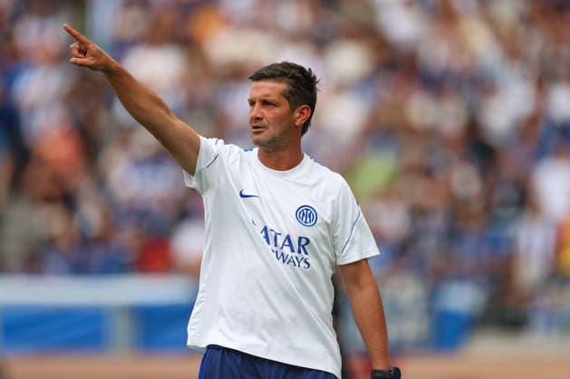 Cristian Eugen Chivu (Inter Mailand, Chef-Trainer), GER, Karlsruher SC vs. Inter Mailand, Fussball, Testspiel, 2026 2027, 26.07.2026, DFL REGULATIONS PROHIBIT ANY USE OF PHOTOGRAPHS AS IMAGE SEQUENCES AND OR QUASI-VIDEO, GER, Karlsruher SC vs. Inter Mailand, Fussball, Testspiel, 2026 2027, 26.07.2026 Karlsruhe *** Cristian Eugen Chivu, Inter Milan, Head Coach, GER, Karlsruher SC vs. Inter Milan, Soccer, Friendly Match, 2026–2027, July 26, 2026, DFL regulations prohibit any use of photographs as image sequences and or quasi-video, GER, Karlsruher SC vs. Inter Milan, soccer, friendly match, 2026–2027, July 26, 2026, Karlsruhe Copyright: xEibner-Pressefoto JanxPrihodax EP_JPA