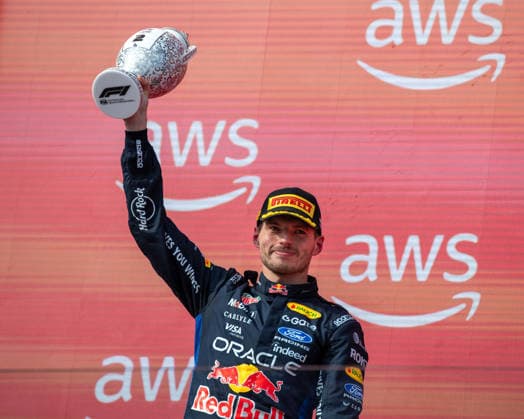 July 26, 2026, Pest, Hungary: Max Verstappen (NED Red Bull Racing) with his trophy on the podium during the Formula 1 Hungarian Grand Prix 2026. F1 2026: Hungarian Grand Prix: Race Day  - ZUMAl234 20260726_znp_l234_016 Copyright: xGabrielxLopezx