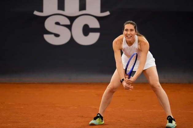 MSC Hamburg Ladies Open - Day 7 Andrea Petkovic of Germany plays during an exhibition match against Martina Hingis of Switzerland at the 2026 MSC Hamburg Ladies Open women s tennis tournament at Am Rothenbaum in Hamburg, Germany. Hamburg Hamburg Germany  Copyright: xOwenxHammondx originalFilename:hammond-2026msch260726_npkx0.jpg