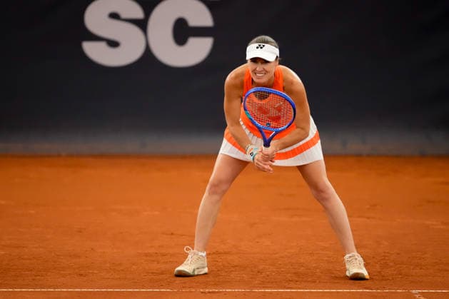 MSC Hamburg Ladies Open - Day 7 Martina Hingis of Switzerland plays during an exhibition match against Andrea Petkovic of Germany at the 2026 MSC Hamburg Ladies Open Women s tennis tournament at Am Rothenbaum in Hamburg, Germany. Hamburg Hamburg Germany  Copyright: xOwenxHammondx originalFilename:hammond-2026msch260726_npa4f.jpg