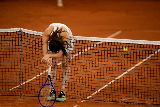 MSC Hamburg Ladies Open - Day 7 Andrea Petkovic of Germany plays during an exhibition match against Martina Hingis of Switzerland at the 2026 MSC Hamburg Ladies Open women s tennis tournament at Am Rothenbaum in Hamburg, Germany. Hamburg Hamburg Germany  Copyright: xOwenxHammondx originalFilename:hammond-2026msch260726_npvv1.jpg
