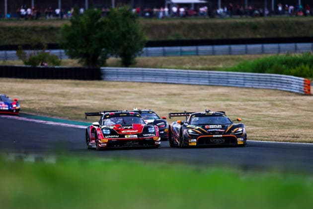 DTM, 9. + 10. Rennen Oschersleben 2026 29 Porsche 911 GT3 R (992), Land Motorsport: Bastian Buus, 25 McLaren 720S GT3 Evo, Dörr Motorsport: Ben Dörr - picture by Gruppe C Photography Oschersleben Oschersleben Sachsen-Anhalt Germany Copyright: xGruppexCxPhotographyx