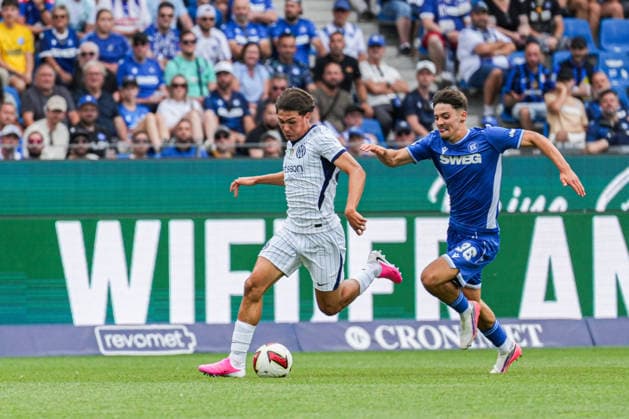 Freundschaftsspiel: Karlsruher SC vs FC Internazionale Milano, 26.07.2026 Zweikampf zwischen Mattia Mosconi (FC Internazionale Milano, 48) und Rafael Pinto Pedrosa (Karlsruher SC, 36) Freundschaftsspiel: Karlsruher SC vs FC Internazionale Milano, BBBank Wildpark Karlsruhe, 26.07.2026 DFB DFL REGULATIONS PROHIBIT ANY USE OF PHOTOGRAPHS AS IMAGE SEQUENCES AND OR QUASI-VIDEO. *** Friendly Match: Karlsruher SC vs. FC Internazionale Milano, July 26, 2026. A tackle between Mattia Mosconi (FC Internazionale Milano, 48) and Rafael Pinto Pedrosa (Karlsruher SC, 36). Friendly Match: Karlsruher SC vs. FC Internazionale Milano, BBBank Wildpark Karlsruhe, July 26, 2026 DFB and DFL regulations prohibit any use of photographs as image sequences and or quasi-video Copyright: xBEAUTIFULxSPORTS Boscox
