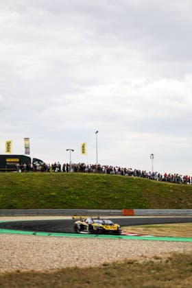 DTM, 9. + 10. Rennen Oschersleben 2026 63 Lamborghini Temerario GT3, GRT Grasser-Racing-Team: Mirko Bortolotti - picture by Gruppe C Photography Oschersleben Oschersleben Sachsen-Anhalt Germany Copyright: xGruppexCxPhotographyx
