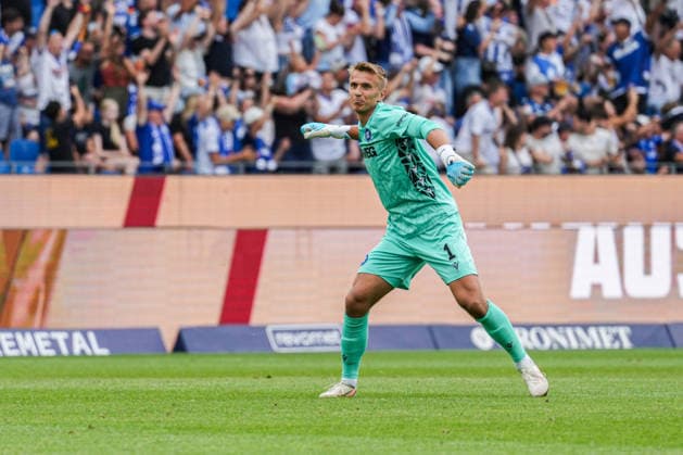 Freundschaftsspiel: Karlsruher SC vs FC Internazionale Milano, 26.07.2026 Hans Christian Bernat (Karlsruher SC, 1) am Jubeln beim 1:0 durch Tim Civeja (Karlsruher SC, 23) Freundschaftsspiel: Karlsruher SC vs FC Internazionale Milano, BBBank Wildpark Karlsruhe, 26.07.2026 DFB DFL REGULATIONS PROHIBIT ANY USE OF PHOTOGRAPHS AS IMAGE SEQUENCES AND OR QUASI-VIDEO. *** Friendly Match: Karlsruher SC vs. FC Internazionale Milano, July 26, 2026 Hans Christian Bernat Karlsruher SC, 1 celebrating the 1-0 goal by Tim Civeja Karlsruher SC, 23 Friendly Match: Karlsruher SC vs. FC Internazionale Milano, BBBank Wildpark Karlsruhe, July 26, 2026 DFB and DFL regulations prohibit any use of photographs as image sequences and or quasi-video Copyright: xBEAUTIFULxSPORTS Boscox