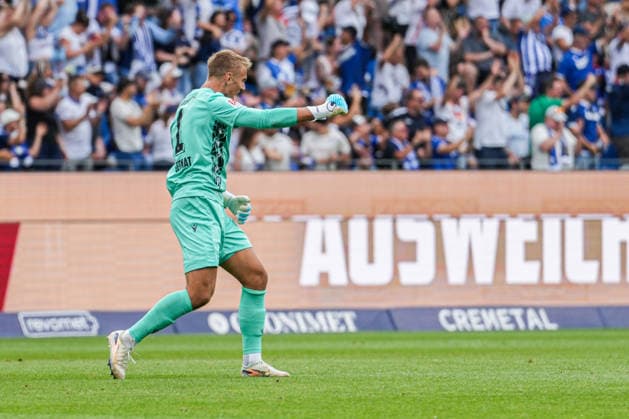 Freundschaftsspiel: Karlsruher SC vs FC Internazionale Milano, 26.07.2026 Hans Christian Bernat (Karlsruher SC, 1) am Jubeln beim 1:0 durch Tim Civeja (Karlsruher SC, 23) Freundschaftsspiel: Karlsruher SC vs FC Internazionale Milano, BBBank Wildpark Karlsruhe, 26.07.2026 DFB DFL REGULATIONS PROHIBIT ANY USE OF PHOTOGRAPHS AS IMAGE SEQUENCES AND OR QUASI-VIDEO. *** Friendly Match: Karlsruher SC vs. FC Internazionale Milano, July 26, 2026 Hans Christian Bernat Karlsruher SC, 1 celebrating the 1-0 goal by Tim Civeja Karlsruher SC, 23 Friendly Match: Karlsruher SC vs. FC Internazionale Milano, BBBank Wildpark Karlsruhe, July 26, 2026 DFB and DFL regulations prohibit any use of photographs as image sequences and or quasi-video Copyright: xBEAUTIFULxSPORTS Boscox
