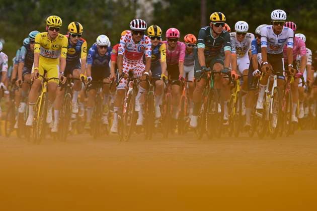 Tour de France 2026 Stage 21 PARIS CHAMPS-ELYSEES, FRANCE - JULY 26 : Pogacar Tadej (SLO) of UAE Team Emirates - XRG, Carapaz Richard (ECU) of EF Education - Easypost, Del Toro Isaac (MEX) of UAE Team Emirates - XRG, Pedersen Mads (DEN) of Lidl - Trek during stage 21 of the 113rd edition of Tour de France an UCI World Tour 2.UWT cycling road race stage for Men Elite of 130 km with start in Thoiry and finish in Paris Champs-Elysees on July 26, 2026 in Paris Champs-Elysees, France, 26 07 2026 Paris Champs-Elysees France  Copyright: xGvgx