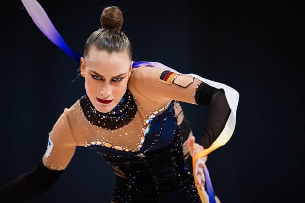 Die Finals 2026 - Rhythmische Sportgymnastik, 26.07.2026 Darja Verfolomeev - TSV Scheiden 1902 e.V. (Band); Die Finals 2026 - Rhythmische Sportgymnastik am 26.07.2026 in der ZAG-Arena, Hannover *** The 2026 Rhythmic Gymnastics Finals, July 26, 2026 Darja Verfolomeev TSV Scheiden 1902 e.V. Ribbon The 2026 Rhythmic Gymnastics Finals on July 26, 2026, at the ZAG Arena, Hanover Copyright: xBEAUTIFULxSPORTS Tonhäuserx