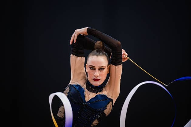 Die Finals 2026 - Rhythmische Sportgymnastik, 26.07.2026 Darja Verfolomeev - TSV Scheiden 1902 e.V. (Band); Die Finals 2026 - Rhythmische Sportgymnastik am 26.07.2026 in der ZAG-Arena, Hannover *** The 2026 Rhythmic Gymnastics Finals, July 26, 2026 Darja Verfolomeev TSV Scheiden 1902 e.V. Ribbon The 2026 Rhythmic Gymnastics Finals on July 26, 2026, at the ZAG Arena, Hanover Copyright: xBEAUTIFULxSPORTS Tonhäuserx