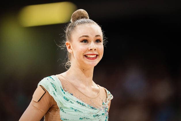 Die Finals 2026 - Rhythmische Sportgymnastik, 26.07.2026 Viktoria Steinfeld - TSV Schmiden 1902 e.V. (Band); Die Finals 2026 - Rhythmische Sportgymnastik am 26.07.2026 in der ZAG-Arena, Hannover *** The 2026 Rhythmic Gymnastics Finals, July 26, 2026 Viktoria Steinfeld TSV Schmiden 1902 e.V. Ribbon The 2026 Rhythmic Gymnastics Finals on July 26, 2026, at the ZAG Arena, Hanover Copyright: xBEAUTIFULxSPORTS Tonhäuserx