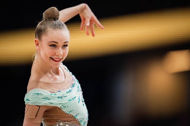 Die Finals 2026 - Rhythmische Sportgymnastik, 26.07.2026 Viktoria Steinfeld - TSV Schmiden 1902 e.V. (Band); Die Finals 2026 - Rhythmische Sportgymnastik am 26.07.2026 in der ZAG-Arena, Hannover *** The 2026 Rhythmic Gymnastics Finals, July 26, 2026 Viktoria Steinfeld TSV Schmiden 1902 e.V. Ribbon The 2026 Rhythmic Gymnastics Finals on July 26, 2026, at the ZAG Arena, Hanover Copyright: xBEAUTIFULxSPORTS Tonhäuserx