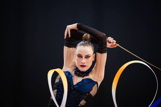 Die Finals 2026 - Rhythmische Sportgymnastik, 26.07.2026 Darja Verfolomeev - TSV Scheiden 1902 e.V. (Band); Die Finals 2026 - Rhythmische Sportgymnastik am 26.07.2026 in der ZAG-Arena, Hannover *** The 2026 Rhythmic Gymnastics Finals, July 26, 2026 Darja Verfolomeev TSV Scheiden 1902 e.V. Ribbon The 2026 Rhythmic Gymnastics Finals on July 26, 2026, at the ZAG Arena, Hanover Copyright: xBEAUTIFULxSPORTS Tonhäuserx
