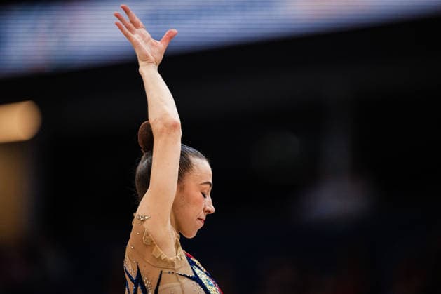 Die Finals 2026 - Rhythmische Sportgymnastik, 26.07.2026 Julia Stavickaja - Bremen 1860 (Band); Die Finals 2026 - Rhythmische Sportgymnastik am 26.07.2026 in der ZAG-Arena, Hannover *** The 2026 Rhythmic Gymnastics Finals, July 26, 2026, Julia Stavickaja, Bremen 1860, Ribbon The 2026 Rhythmic Gymnastics Finals on July 26, 2026, at the ZAG Arena, Hanover Copyright: xBEAUTIFULxSPORTS Tonhäuserx