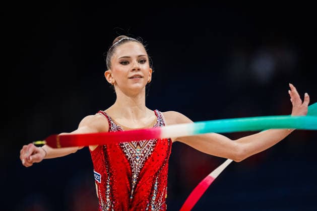 Die Finals 2026 - Rhythmische Sportgymnastik, 26.07.2026 Lisa Maria Grarac - TSV Schmiden 1902 e.V. (Band); Die Finals 2026 - Rhythmische Sportgymnastik am 26.07.2026 in der ZAG-Arena, Hannover *** The 2026 Rhythmic Gymnastics Finals, July 26, 2026 Lisa Maria Grarac TSV Schmiden 1902 e.V. Ribbon The 2026 Rhythmic Gymnastics Finals on July 26, 2026, at the ZAG Arena, Hanover Copyright: xBEAUTIFULxSPORTS Tonhäuserx