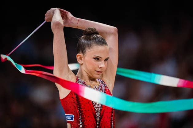 Die Finals 2026 - Rhythmische Sportgymnastik, 26.07.2026 Lisa Maria Grarac - TSV Schmiden 1902 e.V. (Band); Die Finals 2026 - Rhythmische Sportgymnastik am 26.07.2026 in der ZAG-Arena, Hannover *** The 2026 Rhythmic Gymnastics Finals, July 26, 2026 Lisa Maria Grarac TSV Schmiden 1902 e.V. Ribbon The 2026 Rhythmic Gymnastics Finals on July 26, 2026, at the ZAG Arena, Hanover Copyright: xBEAUTIFULxSPORTS Tonhäuserx