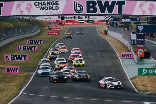 ADAC GT4 Germany, 5. + 6. Rennen Oschersleben 2026 87 Toyota GR Supra GT4 EVO2, CRT Lucas Cartelle, Hudson Schwartz, 50 BMW M4 GT4 Evo, FK Performance Motorsport: Gianni van de Craats, Victor Nielsen, 51 BMW M4 GT4 Evo, FK Performance Motorsport: Gabriele Piana, Benjamin Sylvestersson - picture by Gruppe C Photography Oschersleben Oschersleben Sachsen-Anhalt Germany Copyright: xGruppexCxPhotographyx