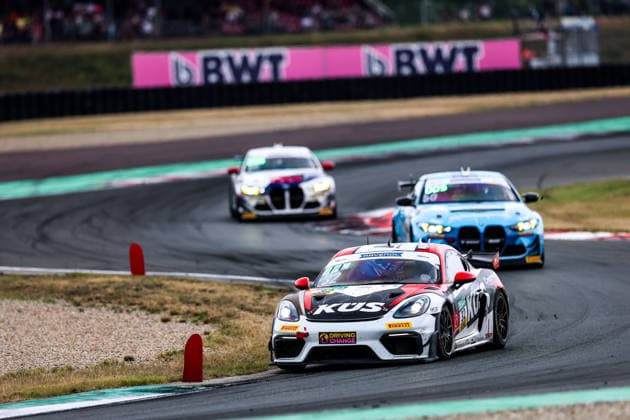 ADAC GT4 Germany, 5. + 6. Rennen Oschersleben 2026 32 Porsche 718 Cayman GT4 RS Clubsport, Avia W&S Motorsport: Tim Horell, Hendrik Still - picture by Gruppe C Photography Oschersleben Oschersleben Sachsen-Anhalt Germany Copyright: xGruppexCxPhotographyx