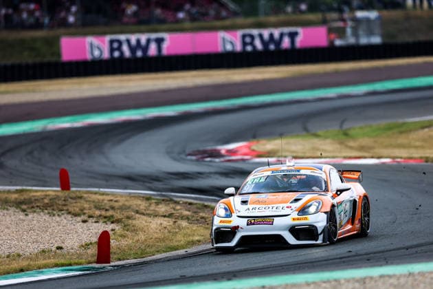ADAC GT4 Germany, 5. + 6. Rennen Oschersleben 2026 91 Porsche 718 Cayman GT4 RS Clubsport, Team Wimmer Werk Motorsport: Jesper Bruno Jensen, Laurenz Rühl - picture by Gruppe C Photography Oschersleben Oschersleben Sachsen-Anhalt Germany Copyright: xGruppexCxPhotographyx