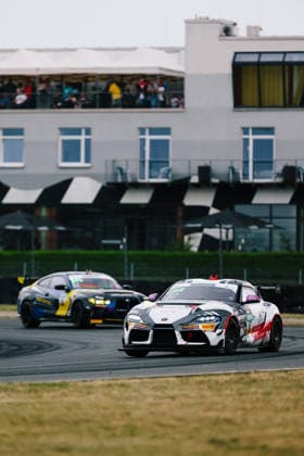 ADAC GT4 Germany, 5. + 6. Rennen Oschersleben 2026 87 Toyota GR Supra GT4 EVO2, CRT Lucas Cartelle, Hudson Schwartz - picture by Gruppe C Photography Oschersleben Oschersleben Sachsen-Anhalt Germany Copyright: xGruppexCxPhotographyx