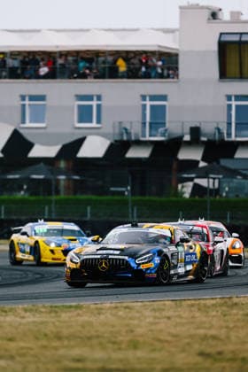ADAC GT4 Germany, 5. + 6. Rennen Oschersleben 2026 85 Mercedes-AMG GT4, CV Performance X JP Motorsport: Kyam Potez, Jonathan Engström - picture by Gruppe C Photography Oschersleben Oschersleben Sachsen-Anhalt Germany Copyright: xGruppexCxPhotographyx