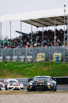ADAC GT4 Germany, 5. + 6. Rennen Oschersleben 2026 04 Aston Martin Vantage AMR GT4 Evo, EastSide Motorsport: Jan Philipp Springob, Philipp Gogollok - picture by Gruppe C Photography Oschersleben Oschersleben Sachsen-Anhalt Germany Copyright: xGruppexCxPhotographyx