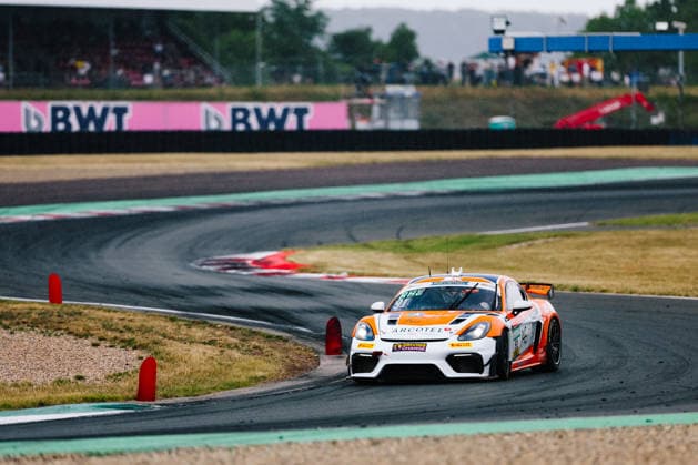 ADAC GT4 Germany, 5. + 6. Rennen Oschersleben 2026 91 Porsche 718 Cayman GT4 RS Clubsport, Team Wimmer Werk Motorsport: Jesper Bruno Jensen, Laurenz Rühl - picture by Gruppe C Photography Oschersleben Oschersleben Sachsen-Anhalt Germany Copyright: xGruppexCxPhotographyx