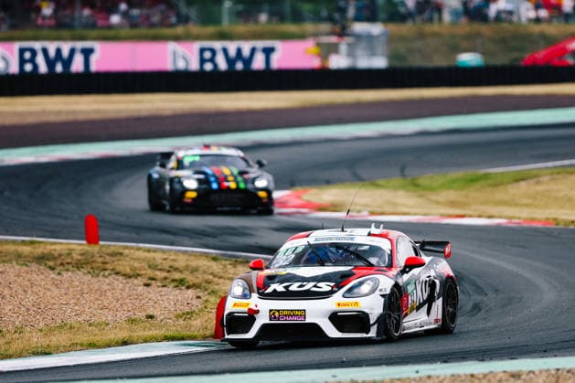 ADAC GT4 Germany, 5. + 6. Rennen Oschersleben 2026 32 Porsche 718 Cayman GT4 RS Clubsport, Avia W&S Motorsport: Tim Horell, Hendrik Still - picture by Gruppe C Photography Oschersleben Oschersleben Sachsen-Anhalt Germany Copyright: xGruppexCxPhotographyx