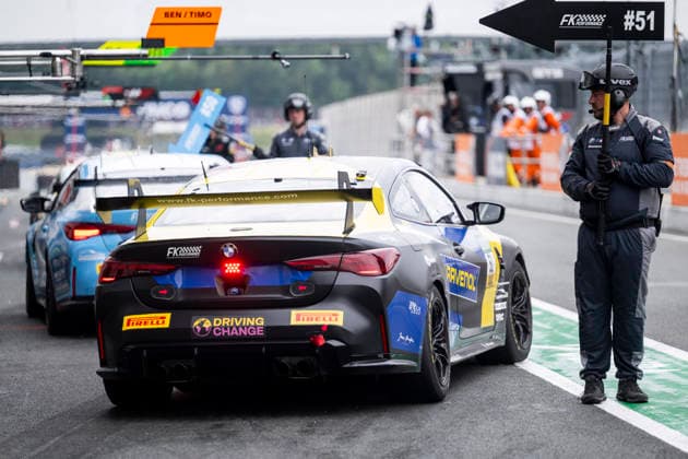 ADAC GT4 Germany, 5. + 6. Rennen Oschersleben 2026 51 BMW M4 GT4 Evo, FK Performance Motorsport: Gabriele Piana, Benjamin Sylvestersson, 50 BMW M4 GT4 Evo, FK Performance Motorsport: Gianni van de Craats, Victor Nielsen - picture by Gruppe C Photography Oschersleben Oschersleben Sachsen-Anhalt Germany Copyright: xGruppexCxPhotographyx