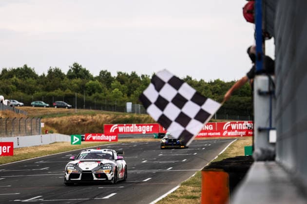 ADAC GT4 Germany, 5. + 6. Rennen Oschersleben 2026 87 Toyota GR Supra GT4 EVO2, CRT Lucas Cartelle, Hudson Schwartz - picture by Gruppe C Photography Oschersleben Oschersleben Sachsen-Anhalt Germany Copyright: xGruppexCxPhotographyx
