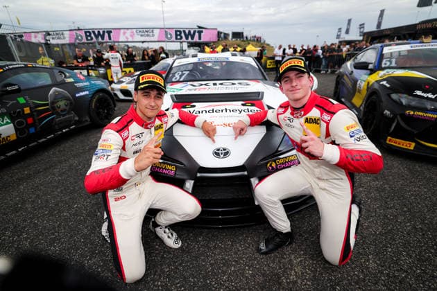 ADAC GT4 Germany, 5. + 6. Rennen Oschersleben 2026 87 Toyota GR Supra GT4 EVO2, CRT Lucas Cartelle, Hudson Schwartz - picture by Gruppe C Photography Oschersleben Oschersleben Sachsen-Anhalt Germany Copyright: xGruppexCxPhotographyx
