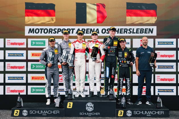 ADAC GT4 Germany, 5. + 6. Rennen Oschersleben 2026 87 Toyota GR Supra GT4 EVO2, CRT Lucas Cartelle, Hudson Schwartz, 04 Aston Martin Vantage AMR GT4 Evo, EastSide Motorsport: Jan Philipp Springob, Philipp Gogollok - picture by Gruppe C Photography Oschersleben Oschersleben Sachsen-Anhalt Germany Copyright: xGruppexCxPhotographyx