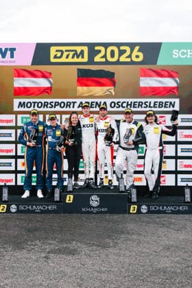 ADAC GT4 Germany, 5. + 6. Rennen Oschersleben 2026 31 Porsche 718 Cayman GT4 RS Clubsport, Avia W&S Motorsport: Lachlan Robinson, Denny Berndt, 32 Porsche 718 Cayman GT4 RS Clubsport, Avia W&S Motorsport: Tim Horell, Hendrik Still - picture by Gruppe C Photography Oschersleben Oschersleben Sachsen-Anhalt Germany Copyright: xGruppexCxPhotographyx