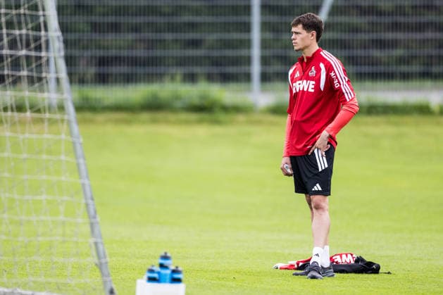 ST. JOHANN IN TIROL, AUSTRIA - JULY 26: Martin James (1. FC Koeln) during a training session at trainings camp in Kitzbuehel of season 2026 27 at Koasastadion on July 26, 2026 in St. Johann in Tirol, Austria. Austria Copyright: xSteffiexWunderlx