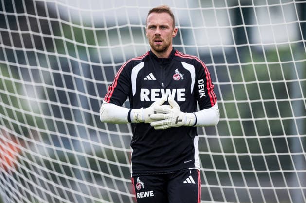 ST. JOHANN IN TIROL, AUSTRIA - JULY 26: Marvin Schwaebe (Schwäbe, Schwabe, 1. FC Koeln, 1) during a training session at trainings camp in Kitzbuehel of season 2026 27 at Koasastadion on July 26, 2026 in St. Johann in Tirol, Austria. Austria Copyright: xSteffiexWunderlx