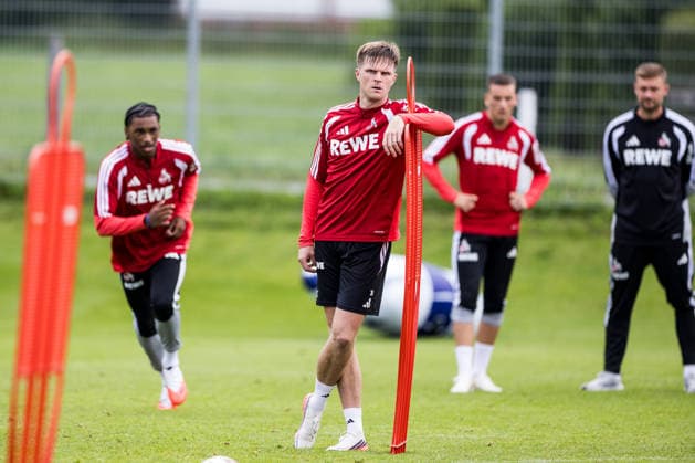 ST. JOHANN IN TIROL, AUSTRIA - JULY 26: Marius Buelter (Bülter, Bulter, 1. FC Koeln, 30) during a training session at trainings camp in Kitzbuehel of season 2026 27 at Koasastadion on July 26, 2026 in St. Johann in Tirol, Austria. Austria Copyright: xSteffiexWunderlx