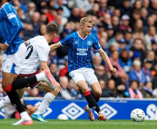 26.07.2026 Rangers v West Ham: Oliver Antman of Rangers  Copyright: xWilliexVassx NINTCHDBPICT001097745239