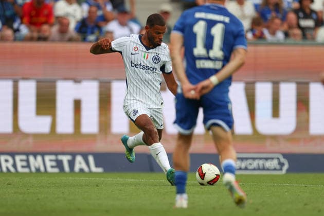 Andy Diouf (Inter Mailand, 17) trifft zum 1:2 Siegtreffer, GER, Karlsruher SC vs. Inter Mailand, Fussball, Testspiel, 2026 2027, 26.07.2026, DFL REGULATIONS PROHIBIT ANY USE OF PHOTOGRAPHS AS IMAGE SEQUENCES AND OR QUASI-VIDEO, GER, Karlsruher SC vs. Inter Mailand, Fussball, Testspiel, 2026 2027, 26.07.2026 Karlsruhe *** Andy Diouf, Inter Milan, 17, scores the winning goal in a 1–2 victory, GER, Karlsruher SC vs. Inter Milan, soccer, friendly match, 2026–2027, July 26, 2026, DFL regulations prohibit any use of photographs as image sequences and or quasi-video, GER, Karlsruher SC vs. Inter Milan, soccer, friendly match, 2026–2027, July 26, 2026, Karlsruhe Copyright: xEibner-Pressefoto JanxPrihodax EP_JPA