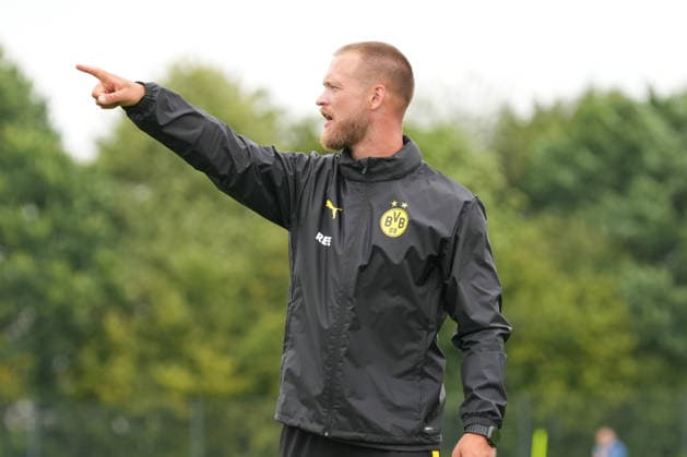Sonntag, 26.07.2026 Saison 2026 2027 Testspiel, Freundschaftsspiel im BVB Fußballpark Hohenbuschei, Dortmund, Germany. BV Borussia Dortmund U23 - Jong FC Utrecht. Co-Trainer Patrick Fritsch (BVB) *** Sunday, July 26, 2026 2026–2027 Season Preseason Match, Friendly Match at BVB Fußballpark Hohenbuschei, Dortmund, Germany BV Borussia Dortmund U23 vs. Jong FC Utrecht Assistant Coach Patrick Fritsch BVB