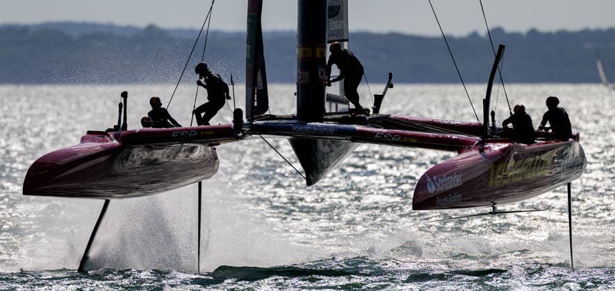 Rolex SailGP Championship Los Gallos Spain in action during the 2026 Rolex SailGP Championship on The Solent, Portsmouth 26 07 2026 UK Newspapers OUT Copyright: xGraemexWilcocksonx FIL-23672-0011