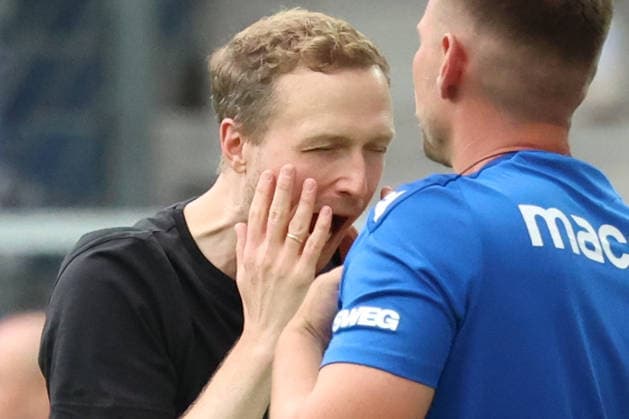 26.07.2026, xrekx, Fussball Testspiel, Karlsruher SC - Inter Mailand v.l. Maximilian Senft (Karlsruher SC) enttaeuscht, enttäuscht, schaut enttaeuscht, niedergeschlagen, disappointed (DFL DFB REGULATIONS PROHIBIT ANY USE OF PHOTOGRAPHS as IMAGE SEQUENCES and or QUASI-VIDEO) Karlsruhe *** July 26, 2026, xrekx, Soccer Friendly Match, Karlsruher SC vs. Inter Milan, by Maximilian Senft; Karlsruher SC is disappointed, looks disappointed, dejected, disappointed DFL DFB REGULATIONS PROHIBIT ANY USE OF PHOTOGRAPHS as IMAGE SEQUENCES and or QUASI-VIDEO Karlsruhe