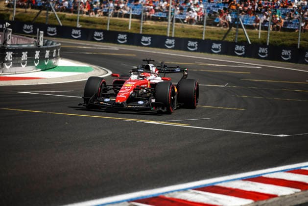F1 - HUNGARIAN GRAND PRIX 2026 16 LECLERC Charles (mco), Scuderia Ferrari SF-26, action during the Formula 1 Hungarian Grand Prix 2026, 11th round of the 2026 Formula One World Championship, WM, Weltmeisterschaft from July 24 to 26, 2026 on the Hungaroring, in Mogyorod near Budapest, Hungary - MogyorodHungary  Copyright: xXavixBonillax