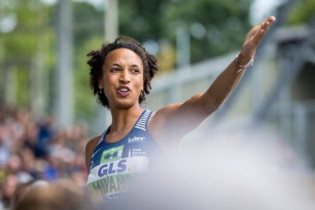 Sport Bilder des Tages Deutsche Leichtathletik-Meisterschaften; Bochum-Wattenscheid, 26.07.2026 Malaika Mihambo (LG Kurpfalz) gestikuliert im Weitsprung-Finale der Frauen; Deutsche Leichtathletik-Meisterschaften am 26.07.2026 im Lorheide-Stadion, Bochum-Wattenscheid (Nordrhein-Westfalen). *** German Track and Field Championships, Bochum Wattenscheid, July 26, 2026: Malaika Mihambo of LG Kurpfalz gestures during the women’s long jump final at the German Track and Field Championships on July 26, 2026, at Lorheide Stadium, Bochum-Wattenscheid, North Rhine-Westphalia Copyright: xBEAUTIFULxSPORTS AxelxKohringx