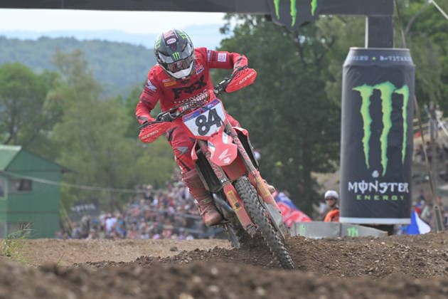 Czech Republic Grand Prix, Final round of the MXGP category in Loket, Czech Republic, July 26, 2026. Pictured winner Jeffrey Herlings of Netherlands with Honda competes during the race. (CTKxPhoto SlavomirxKubes) CTKPhotoP2026072604275  CTKPhotoP2026072604275