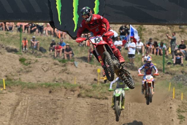 Czech Republic Grand Prix, Final round of the MXGP category in Loket, Czech Republic, July 26, 2026. Second Tom Vialle of France with Honda competes during the race. (CTKxPhoto SlavomirxKubes) CTKPhotoP2026072603037  CTKPhotoP2026072603037