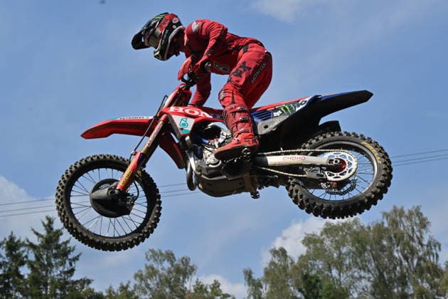 Czech Republic Grand Prix, Final round of the MXGP category in Loket, Czech Republic, July 26, 2026. Second Tom Vialle of France with Honda competes during the race. (CTKxPhoto SlavomirxKubes) CTKPhotoP2026072603072  CTKPhotoP2026072603072